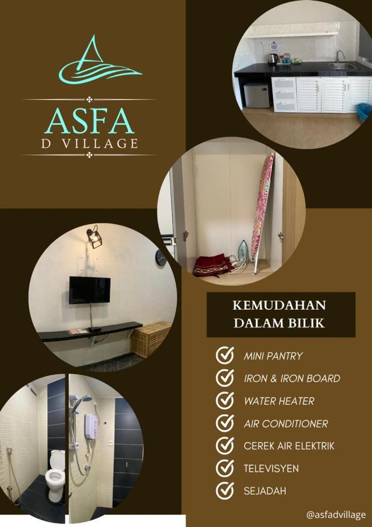 Asfa D Village - Resort - Homestay - Family Room Kemasik Екстер'єр фото